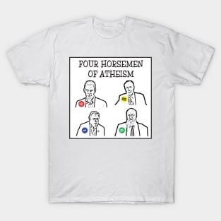 Four horsemen of atheism T-Shirt